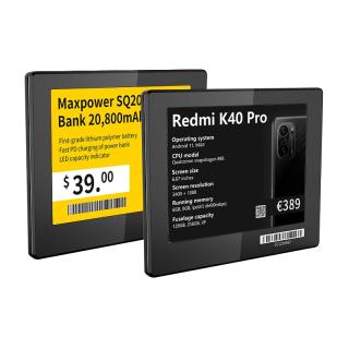 Seria Slim de etichete electronice de 4,2 inchi în mai multe limbi