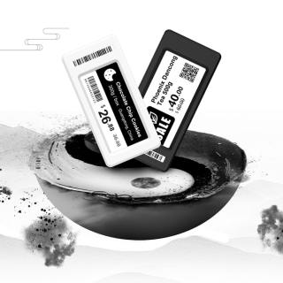 2,13 inchi alb/negru ESL