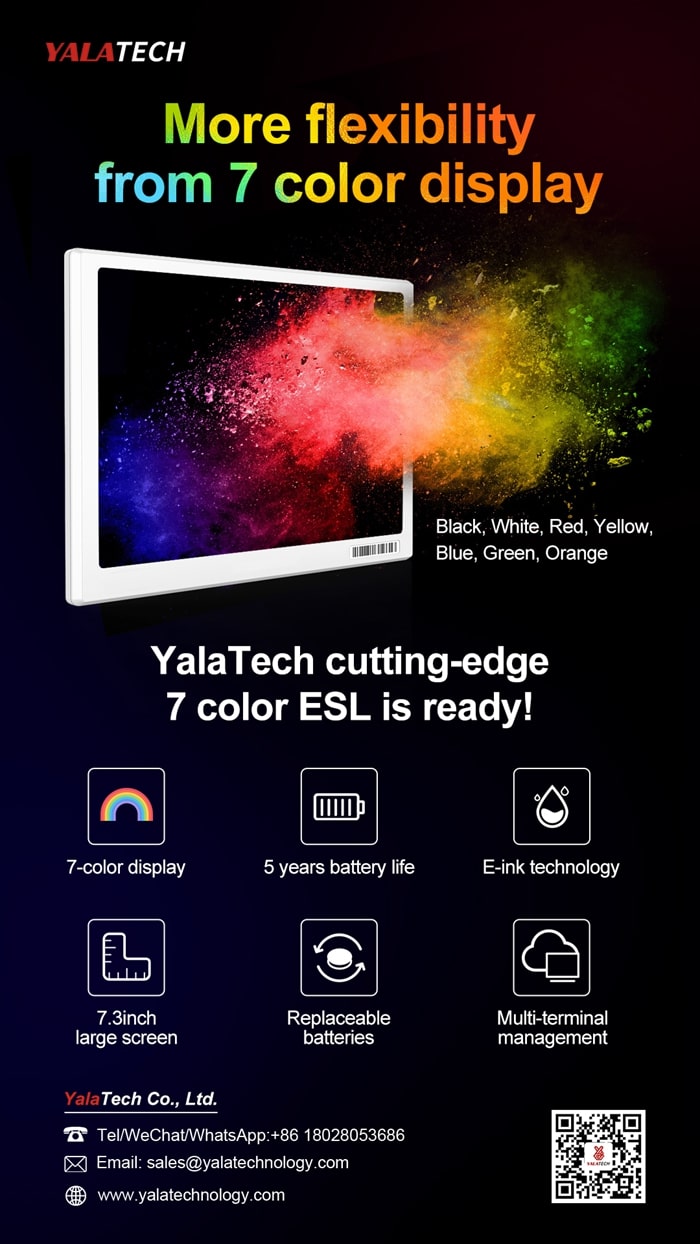 7 color digital labels