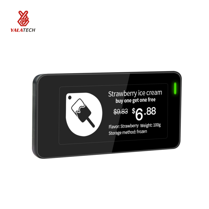 Etichetă digitală pentru rafturi pentru congelator de 2,9 inchi, în mai multe limbi, rezistentă la apă