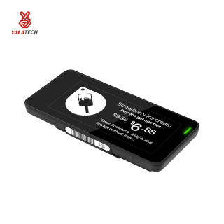 Etichetă digitală pentru rafturi pentru congelator de 2,9 inchi, în mai multe limbi, rezistentă la apă